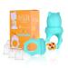 Xiaoxin baby food feeder fruit feeder pacifier for tooth relief with S/M/L 3-great-silicone tissue for toddlers pack with 2 pieces