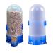 Automatic Pigeon Feeder 2Pcs Bird Water & Feeder Bird Cage Accessories Parakeet Hanging Food Dispenser for Pigeon Chicken , Cockatiel, Quail