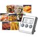 Multifunctional BBQ Grill Thermometer with Instant Reading Probe and Alarm - 50-300 F - Buy Online on SooperMarket.com
