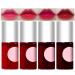 4 Colors Lip Stain Tint Set  Matte Mini Liquid Lipstick  Sheer Multi Stick Hydrating Formula Moisturizing Cheeks and Eyes  All Day Wear  Easy Application  Shimmery  Blends Perfectly onto Skin 7ml/0.25oz (4 PCS)
