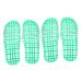 MAGICLULU 2 Pairs Slippers Quick Drying Shower Slippers Green Home Indoor Slippers Non Dorm Shoes Gym Foot Spa Soak Tub Shower Footware Massaging Travel Pvc Household Plastic Barrel 23x9cm 6x2pcs Greenx2pcs