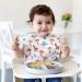 Vicloon Baby Fork and Spoon Set - Silicone Self Feeding Utensils for Toddlers, Easy Grip Cutlery Kit - Gray-Brown - 4Pcs - Buy Online on SooperMarket.com