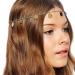 Zoestar Boho Sequins Head Chain Gold Hair Jewelry Festival Prom Headpiece Bridal Tassel Hair Accessories Fashion Headband for Women and Girls