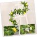 Zerodeko 2pcs Lemon Cane Spring Fruit Garland Front Door Wreaths Festival Garland Fruit Plants Hanging Lemon Artificial Lemon Garland Front Door Decor Silk Flower Branch Decorative Flower - Buy Online on SooperMarket.com