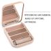 BOOBEN Eyebrow Powder Kit - Waterproof Long-Lasting Eyebrow Palette with Brush in 3 Colors (Light Brown Coffee) | Professional Eye Makeup - Buy Online on SooperMarket.com