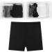 Maternity Modal Leggings Shorts | High Elasticity Adjustable Waist | Pregnancy Lounge & Yoga Shorts (Black) - Size L - Buy Online on SooperMarket.com