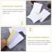 FOMIYES Eyelash Extension Glue Wipes - 160pcs Makeup Remover Cotton Pads for Professional Eyelash Care - Lint-Free Cleaning Tool - Buy Online on SooperMarket.com