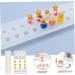STOBOK 3 Pcs Pendant Silicone Mold Silicone Molds Sphere Beads Creative Crystal Epoxy Mold Epoxy Resin Flat As Shown 23X6.2CM - Buy Online on SooperMarket.com