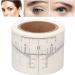 1 Roll Eyebrow Ruler Stencil Sticker Disposable Brow Ruler Transparency Eyebrow Sticker Clear Plastic Eyebrow Measuring Tool for Makeup Tool - Buy Online on SooperMarket.com