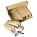 Lineco Archival Slide Storage Box 15.5" x 11.5" x 3" Holds Up to 840 Slides With 6 Inner Slide File Cases Tan 1 Pack