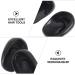 KALLORY 6pcs Hair Dye Ear Covers - Salon Professional Earmuffs in Black - Buy Online on SooperMarket.com