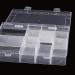 Yawdil 14 Grids Plastic Organizer Box With Dividers Large Grids Tackle Box Organizer Clear Snackle Box Container For Jewelry Art Diy Crafts Tapes Beads And Small Parts - Buy Online on SooperMarket.com