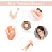 2Pcs Facial Hair Remover Replacement Heads | Generation 1 Single Halo Hair Removal Tools for Women | 18K Gold-Plated Rose Gold Epilators - Buy Online on SooperMarket.com