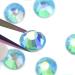 576PCS Aquamarine Rhinestones & Nail Crystals - SS30 (6.4mm & 6.5mm) for Stunning Nail Art | International Shipping - Buy Online on SooperMarket.com