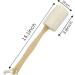 Natural Loofah Back Scrubber QpenguinBabies Loofah on a Stick with Natural Loofah Sponge Exfoliating Body Sponge Scrubber With Long Wooden Handle Back Brush For Men & Women in Bath Spa Shower 2 Pack - Buy Online on SooperMarket.com