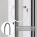 eSynic 4Pc Window Restrictors - Child Safety Locks for UPVC Windows - White Style-B - Buy Online on SooperMarket.com