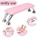 Professional Pink Leather Arm Rest for Nails with Wipes - Manicure Hand Pillow for Nail Techs - Buy Online on SooperMarket.com