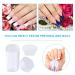 Clear Nail Art Stamper Set - Silicone French Manicure and Jelly Stamp for DIY Nail Art Accessories - Perfect for French Smile Lines - Buy Online on SooperMarket.com
