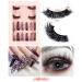 Press On Nails & Faux Mink Lashes Set | Natural Look Stick-On Nails & False Eyelashes for Effortless Beauty - Buy Online on SooperMarket.com