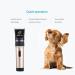 Professional Cordless Dog & Cat Hair Clippers with Detachable Blades and Guards - Rechargeable & Quiet - Ideal for Small Animals - Gold - Buy Online on SooperMarket.com
