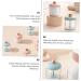 Healeved Sparkling Bottle Foaming Hand Pump Facial Foam Maker Bubble Foamer Facial Soap Face Cleaner Stuffed Marshmallows Bubble Maker Foam Dispenser Abs Simple Shampoo 10.50X7.80X7.80CM Blue - Buy Online on SooperMarket.com