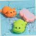 GAFOKI Baby Shampoo Brush - Infant Bath Body Scalp Teasing Massage Scrubber | Kids Shower Massager - Pink 10x6cm - Buy Online on SooperMarket.com