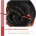 Sosoport Rabbit Hairpin Wedding Hair Chopstick Tassel Hair Fork Hair Accessories for Women Wedding Hair Accessory for Women Hair Chopsticks for Women Wooden Literature and Art Headgear Miss - Buy Online on SooperMarket.com