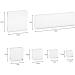 Suwimut 12-Piece Acrylic Stamp Blocks Set for Scrapbooking & Card Making | Clear Stamping Tools with Grid Lines - Assorted Sizes - Buy Online on SooperMarket.com