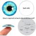 100PCS 20MM Dragon Eyes Glass Cabochon for DIY Doll Making and Jewelry Craft - Buy Online on SooperMarket.com