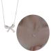 OralGos Delicate Butterfly Necklace with Rhinestone Bow - Stylish Gold Color Accessory for Women & Girls - International Shipping Available - Buy Online on SooperMarket.com