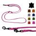 Dog liner Small dogs / large dogs black hooks 2m / 2.40m / 2.80m / 3.50m / 5m Double linen adjustable (2m x 12mm pink) 2m x 12mm pink
