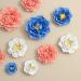 ORFOFE Wall Flower Sculpture 1Pc peony flower wall decoration home decoration Ceramic wall art Ceramic Flower Flower Wall White 7x7cm - Buy Online on SooperMarket.com
