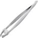 Silver Tone Slanted Flat Tip Metal Hair Eyebrow Tweezer Cosmetic for Lady - Buy Online on SooperMarket.com