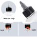 SDOOT Hair Dye Applicator Bottles - 2 Pack, 16.9oz with Twist Cap & Scale, Clear - Buy Online on SooperMarket.com