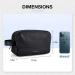 BAGSMART Men's Travel Toiletry Organizer - Water Resistant Hanging Dopp Kit/Shaving Bag - Black-Medium - Buy Online on SooperMarket.com