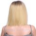 HBINGBING Ombre Blonde Bob Lace Wig - Short Straight Heat Resistant Fiber for Women | International Shipping - Buy Online on SooperMarket.com