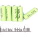 12 Pack 1.2V Ni-Mh 2/3AA Rechargeable Batteries - 400mAh Button Top for Solar Lights Shavers & Toothbrushes - Buy Online on SooperMarket.com