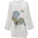 Cotton Linen Women's Summer Loose Fit Long Sleeve Shirt | Plus Size Casual Beach Blouse | H-White 5X-Large - Buy Online on SooperMarket.com