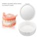 Portable Prosthesis Swimming Case & Cup Holder | Ideal for Seniors | Soaking Container & Storage Solution (White) - Buy Online on SooperMarket.com