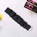 Compatible for Popglory P22 Band  Fabric Elastic Scrunchie Elastic Women Cute Replacement Straps Compatible for Popglory P22 / Donerton Smartwatch / iTouch Air 3 / IOWODO R3Pro Smartwatch Black - Buy Online on SooperMarket.com