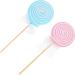 Warmhm 4 Pcs Lollipop Cosplay Party Supplies Fairy Accessories Wedding Favors Toy for Kids Princess Fairy Wand Girl Fairy Wand Cake Pop Ornament Wooden Toys Plush Toy Wool Felt Bouquet - Buy Online on SooperMarket.com