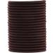 12 PCS BROWN Elastic Hair Bands 3mm Elastic Hair Ties Ponytail Holders Bulk Hair Ties No Metal Gentle Elastics for Women Men Girls Kids (Brown) - A2THIBRO - Buy Online on SooperMarket.com