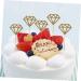 ibasenice Wedding D cor 300 Pcs Diamond Cake Topper Happy Birthday Topper Cake Picks Gold Diamond Topper Capacillos Para Cupcake Decor Cupcakes Diamond Cupcake Topper Paper Cup Wedding - Buy Online on SooperMarket.com