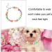 Colorful Dog Pearl Necklace & Adjustable Pet Collar - Stylish Jewelry for Mini Breed Dogs & Cats - Buy Online on SooperMarket.com