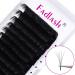 Fadlash Easy Fan D Curl 0.07 19mm Single Russian Eyelashes Extensions - Natural Look Blooming Lashes - 19mm 0.07-D - Buy Online on SooperMarket.com