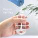 VHOPMORE 8 Pcs Travel Size Hand Sanitizer Bottles with Keychain Holder - 2 oz Leakproof Refillable Squeeze Containers for Backpack - Buy Online on SooperMarket.com