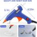 ZFYOUNG Mini Hot Glue Gun Set - 10 Glue Sticks Included | 20w Blue Hot Glue Gun for Quick Repairs, Artist DIY Art, and Home Projects - Buy Online on SooperMarket.com