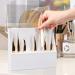 Noverlife 8-Slot Eyelash Tweezer Holder | Acrylic Lash Tweezer Storage Case with Dust-proof Cover | Organizer Stand for Salon & Home - Buy Online on SooperMarket.com