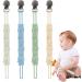 BAOK Baby Pacifier Holder - 4 PCS Stainless Steel Anti-Drop Chains Silicone Accessories for Hospitals | Shop Now - Buy Online on SooperMarket.com