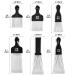 6 Pack Metal Afro Picks for Curly Hair - Hairdressing Tool for Styling Men and Women - Black - Buy Online on SooperMarket.com